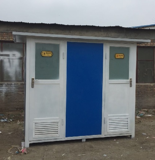 九江包头市白云鄂博矿区公园定做两厕位移动卫生间发货